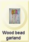 TM-3515 Wood bead garland