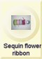TM-4117 Sequin flower ribbon