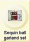 TM-4162 Sequin ball garland set
