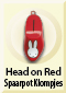 Spaarpotklompen, head on Red  x 6