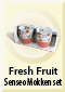 Kitchenware Fresh Fruit set/2 Senseo mokken geschenkverpakking 